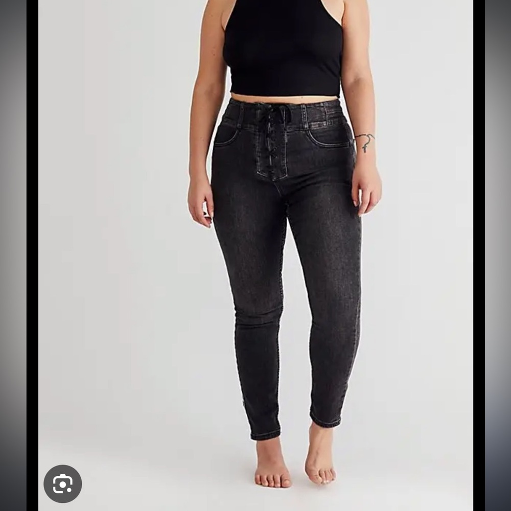 We the free crvy lace up jeans